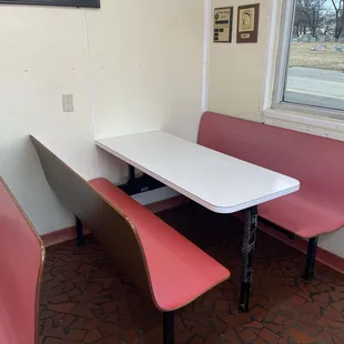 Inside seating (small area)