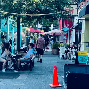 Outdoor seating