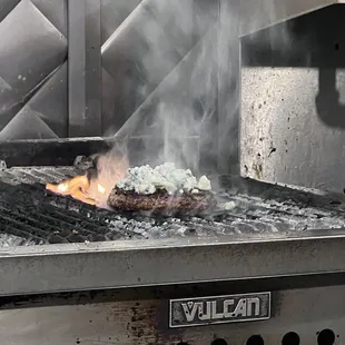 Beautiful. Burger w/ blue cheese. Get it!!