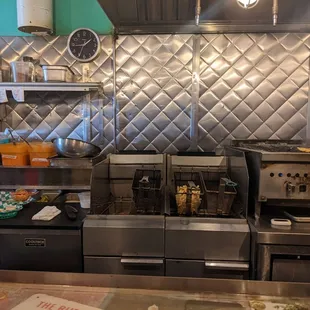 View from the counter seat