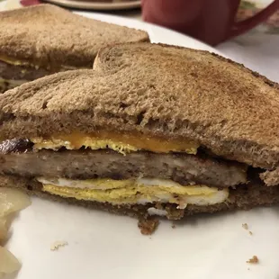 Sausage egg and cheese