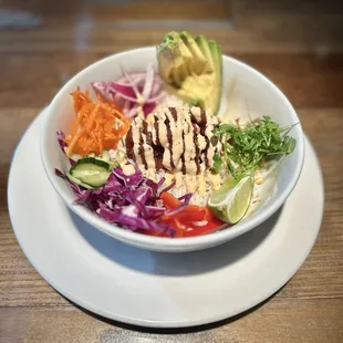 Tuna poke lunch special