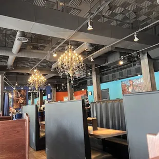 the interior of a restaurant