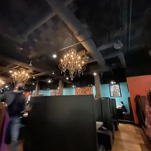 Interior booths