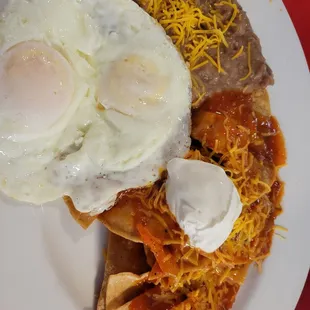 Chilaquiles.  Fantastic!!