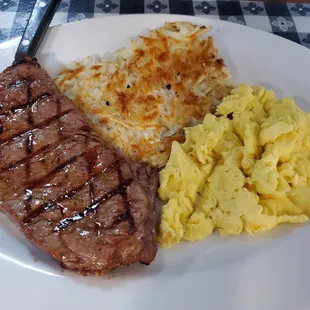 Ny Steak and Eggs