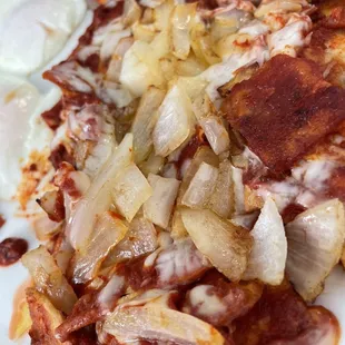 Chilaquiles combo .