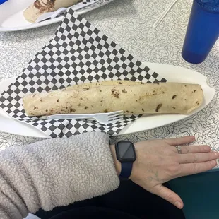 Large burritos!!