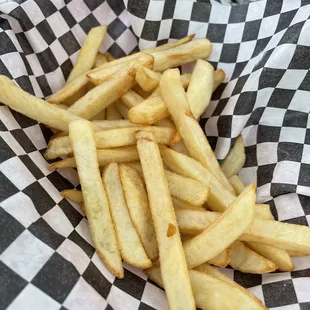 Side of fries hot n crispy