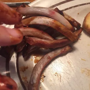 And clean bones, dirty fingers...pretty much says it all.