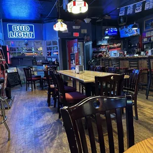 the interior of the restaurant