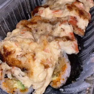 Volcano Shrimp Tempura Roll