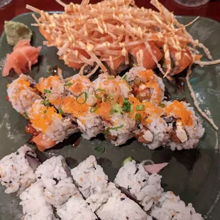 Sakura and Osaka rolls. Highly recommend