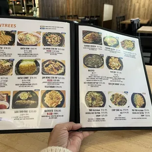 ramen and noodles, menu