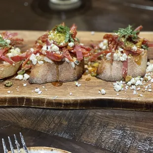 Bruschette ai Gamberetti