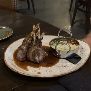 Lamb!! My husband loves it
