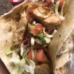 Chicken tacos are absolutely delicious