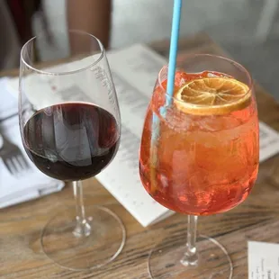 Aperol spritz &amp; Cabernet