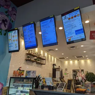 Order at the counter menu