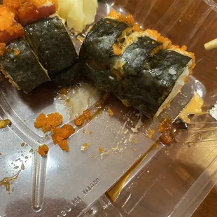 Rolls ALL stuck to each other, not sliced all the way