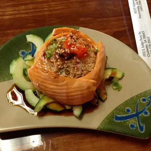 Baked salmon appetizer!
