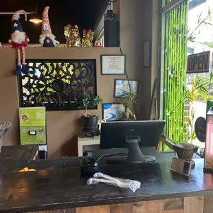 Order pickup area