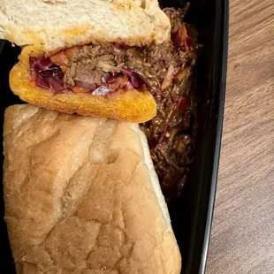 Brisket sandwich