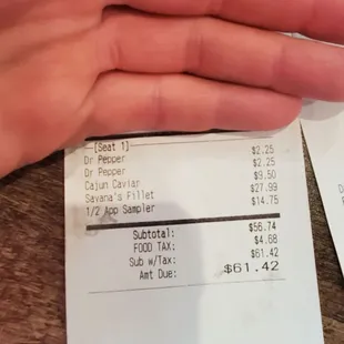 Asked for 1/2 order Seafood platter, and got 1/2 Sampler.