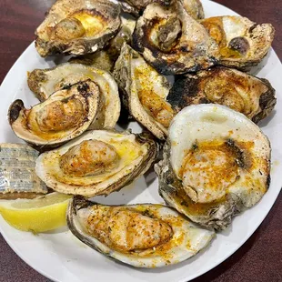 Chargrilled oysters ($12/dozen)