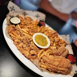 Seafood platter
