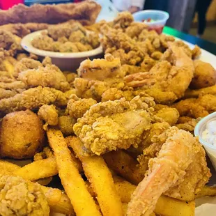 The Godzilla-Mega-Jumbo-Gigantic Seafood platter fit for a Captain, Admiral, or King!