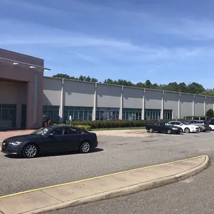 The opposite side; more front parking