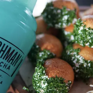 Unicorn Kombucha and Baby pogacas