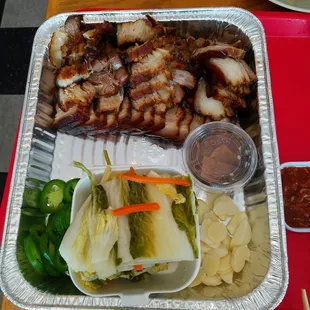 Napa wraps with pork