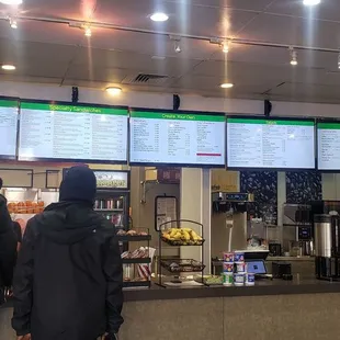 menu board great service!