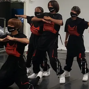 Boys team prepping for competition season.