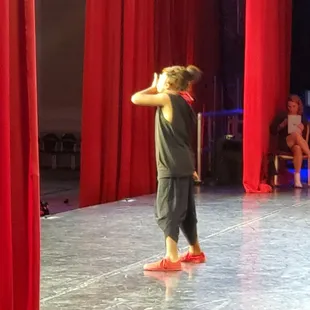 Kazu at Dance Awards Dance competition performing award winning solo 06/21