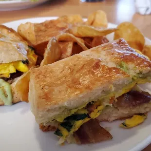 Breakfast Sandwich with Bacon