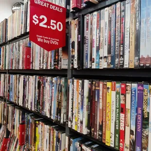 DVDs on sale