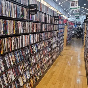 This store is HUGE! Has tons of CD's &amp; DVD's!