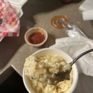 Macaroni and cheese/ mushy trash