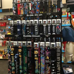 They have the seat belt belts!  LOL