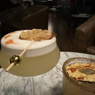 Kingsman's sour (left) and the spitfire duke (right)