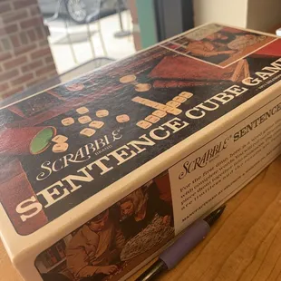 Sentence Cube Scrabble Game