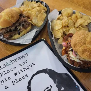 Two new burgers on the menu.