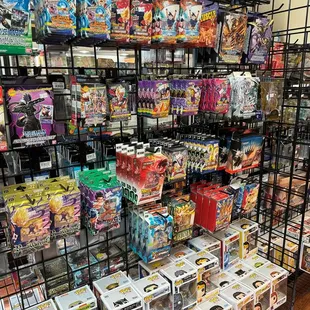 We carry Pokemon, Magic, Digimon, Dragon Ball, and several other trading card games!