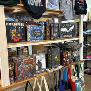 Board games and Out of Print Clothing!