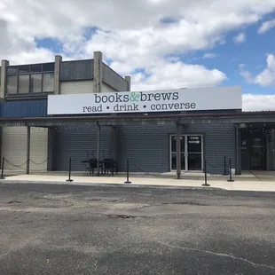 the outside of the building