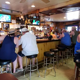 people sitting at the bar