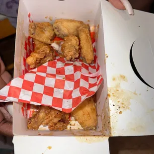 Tiny pieces of &quot;chicken&quot;